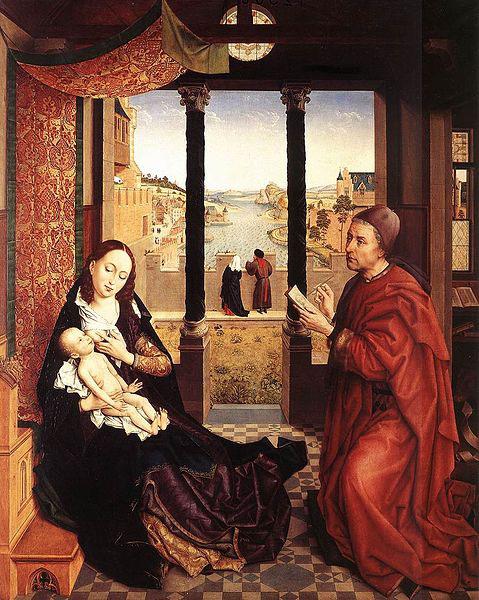 Rogier van der Weyden St Luke Drawing the Portrait of the Madonna